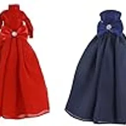 Fashion My Day 2x1:6TH Doll Dress DIY Toy Accessories Outfit for Girls Gifts Bridal Doll Light Orange | Modern | Clothes & Accessories | Dolls-picture-30