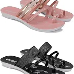 WINGSCRAFT -Women Stylish Flats Fashion Sandal for Party & Wedding/Casual Flat Sandals for Women's & Girls-Combo-1944-1931-picture-23