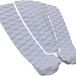 SECRET DESIRE 3Pcs Surfboard Traction Pad Board Pads for Fish Board Bodyboards Surf Boards White-picture-16
