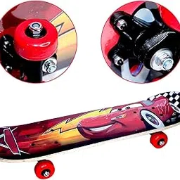Yasamazing 24 Inch X 6 Inch Size Skating Board 7 to 20+ Years Age Outdoor Playing 120 Kgs Weight Capacity Fully Assemble Durable Lightweight Maple Wood Board with Wheels Skateboard (Multidesign)-picture-11