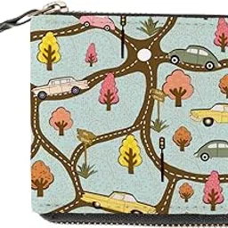 kalankit Wallet for Women | Compact Vegan Leather Ladies Purse, Slim and Easy to Fit in Pocket with Card Slots, Cash & Coin Pocket | Small Bi-Fold Zip Wallets for Woman | On The Go-picture-19