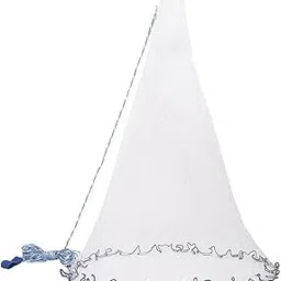 TRENDYNEST 8/10/12Ft Fishing Hand Cast Net Bait Easy Throw Strong Nylon Mesh 10Ft | Nets | Fishing Equipment | Fishing | Sporting Goods-picture-24