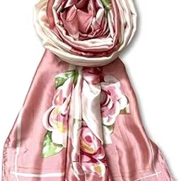 fahabo Silk Scarf for Women Stylish | Hijab Scarf | Stole | Soft, Lightweight, and Latest Scarves | 73 x 35 Inches-picture-39