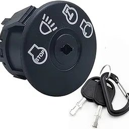 Starter Ignition Switch - Replaces Cub Cadet MTD Troy-Bilt White Outdoor 925-1741, 725-1741 - w/DUST Shield - Includes 1 Umbrella & 1 Steel Key & Free Carabiner-picture-39