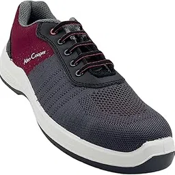 Allen Cooper Safety Shoe ACF 11711, Ultra Lightweight, 200J Composite Toe Cap, Anti-Static | Heat, Water & Oil Resistant, Anti-Skid DD-PU Sole | Size 07 INDIA/UK-picture-42