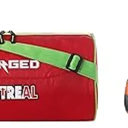 charged Sports Bag Montreal Large Red with Gowin Football Shoe Ace Grey Orange Size-5-picture-19