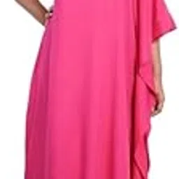 letsdressup Cotton One-Shoulder Dress for Women | XS to 8XL | Plus Size Dresses for Women | Printed Dresses| One-Shoulder Dress-picture-12