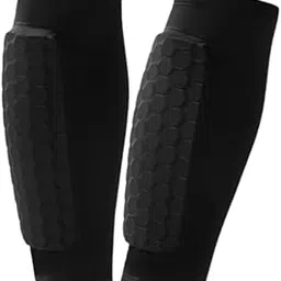 Enakshi (LABEL) Creations Soccer Shin Guard Stretch Shin Pads for Volleyball Basketball Outdoor Sports XL-picture-45