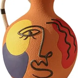 Abstract Art Birthday Gifts Flower Arrangement for Office Entryway Cafe 15.7cmx18.5cm-picture-23