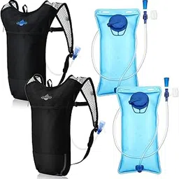 2 Pack Hydration Backpack Pack with 2L Water Bladder, Hydration Pack with Hydration Bladder Hiking Running Cycling Biking Water Backpack for Men and Women-picture-27