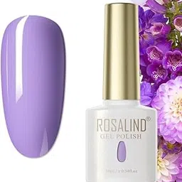 ROSALIND UV Gel Polish Soak Off 10ml Pure Color Nail Gel Bright For Nail Art Design LED/UV Lamp Semi Permanent Varnishes Hybrid Manicure Nails Art Nail Polish Gel Polish PX042-picture-26
