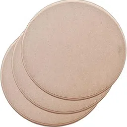 Whittlewud Pack of 3 Round Circle MDF Wood Sheet 5.5 mm Thick 16 x 16 Inch Board for Art and Craft Unfinished Round Wood Slices for Resin Art, Mandala Art, Painting-picture-33