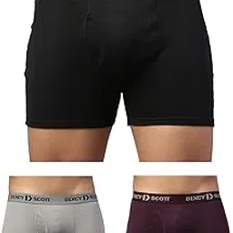 dixcy scott maximus Men's Solid Mid Rise Comfort Fit Outer Elastic Waistband |Anti-Microable |Advance Moisture Managament with |Supeior Strech Trunk Innerwear - MAXT0-003 Kinetic Trunk (Pack of 3)-picture-41