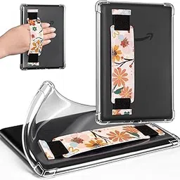 CoBak Clear Case for 6" Kindle 10th Generation 2019 with Elastic Hand Strap - Ultra-Slim Soft TPU Transparent Cover, Lightweight & Durable Protection-picture-22