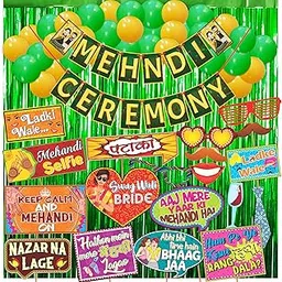 Wobbox Mehendi Ceremony Decoration Items, Mehandi Decoration Items For Marriage, Haldi Ceremony-FP3496-picture-33