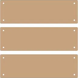 MDF Rectangular Boards with Holes | Blank plaques for DIY Wall Hanging, Name Plate, Home Decoration | Set of 3 Plain Plaques (Each Plaque Size is 11.5x3.5 Inches) by Craftalay-picture-23