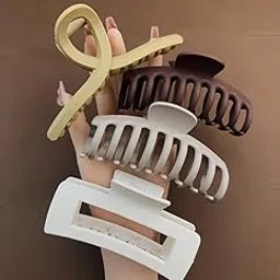 4pcs Large Claw Clips For Thick Hair, Wide-open Large Hair Clips Nonslip Ponytail Holder Hair Clips Hair Accessories For Women Girls,Feal Free With Latest Hair Clips-picture-12