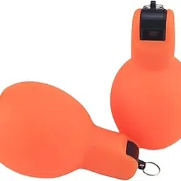 CALANDIS™ 2 Pieces Hand Squeeze Whistles Manual Loud for Training Referees Home School Orange | Safety Whistles | Emergency Gear | & Hiking | Outdoor Sports-picture-22