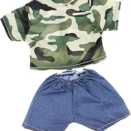 Fashion My Day 2xCamoue Short Sleeve T-Shirt & Pants Suit for 18inch Boy Dolls Accessory | Modern | Clothes & Accessories | Dolls-image-41