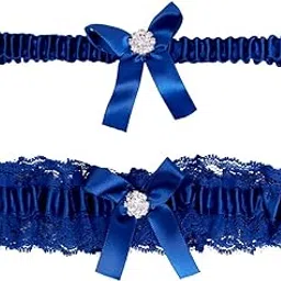 Zoylink 2PCS Garter Elegant Lace Garter Leg Ring Bride Romantic Accessories-picture-29