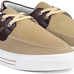 yoho Sailor Men’s Versatile Stylish Breathable Canvas Boat Shoe-picture-1
