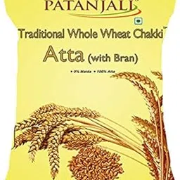 Patanjali Traditional Whole Wheat Chakki Atta with Bran 5 kg-picture-59