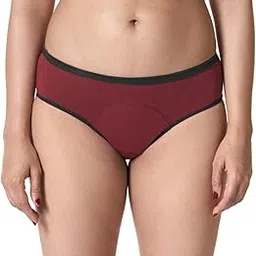 the flirty choice Cotton Period Panty for Girls & Women - Blush Maroon, No Pads Required, High-Waist, Reusable, Leakproof, No Rashes-picture-32