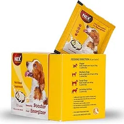 Goat Milk + Multivitamin + Colostrum (Immunity Booster) for Dogs | Essentials Vitamins & Minerals for Immunity Booster, Bones, Skin, Hair & Gut Health for Dogs - Pack of 15 Sachets-picture-22