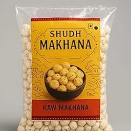 Shudh Makhana Premium Raw Foxnut, Gluten-Free Traditional Indian healthy Snack, For Prasadam and fasting, Farm-Fresh From Bihar-200gm-image-58