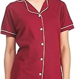 masha Women's Cotton Plain/Solid Top and Shorts Set Pack of 1-picture-22