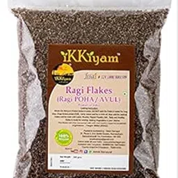 Ikkiyam Ragi Flakes (Avul)| Whole Grain Finger Millet| Poha Fresh Coconut & Country Sugar| Breakfast Millet Pohe Loaded With Calcium & Nutrients| Unflavoured Ragi Alternative To Oats| Pack of 1 |250g-image-7