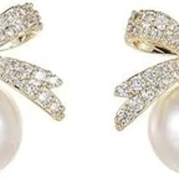 shining diva fashion Latest Stylish Crystal Pearl Earrings for Women and Girls (16116er)-picture-38