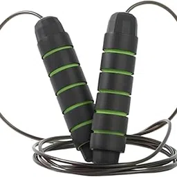 ADMAANI GLOBAL Trainer Jump Rope with Spring, Skipping Rope for Men, Women & Children, Jumping Rope with Adjustable Height Speed, for Workout & Weight Loss, Exercise Rope, Skipping Rope for Training ( Black)-image-87