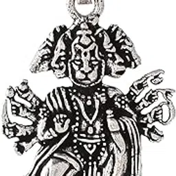nemichand jewels Silver Panchmukhi Hanuman Ji Pendant Locket For Men Women (without chain)-picture-27