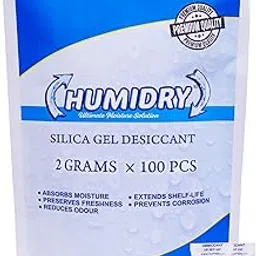 Humidry Silica Gel Desiccant 2 Gram X 100 Pieces Moisture Absorbers for Home, luxury bags, shoes, Avoid Moisture to Electronics-picture-28