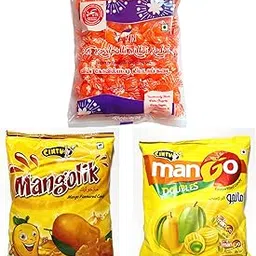 Cintu Mango Doubles Centerfilled Candy - Pack of 150 + Mangolik Falvour - Pack of 160 + VIN Pulippu Mittai Sour - Pack of 100 pieces-picture-30