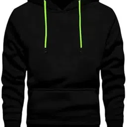 lenam Men's Cotton Hooded Neck Fleece Sweatshirt image 1