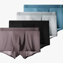 tinth Ultra-Soft Nylon Lycra Ice-Silk Men's Shorts Underwear Trunks-picture-41