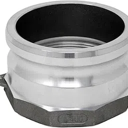 Gloxco Aluminum Type A Cam and Groove Fitting, 4″ Male Camlock x 4″ Female NPT (CAM-40-A-AL)-picture-30