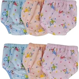 Unisex Baby Washable Diaper Pants in Polyester PVC Joker Print Design Underwear for Newborn Baby – Combo Pack (0-6 Months) (6)-picture-10