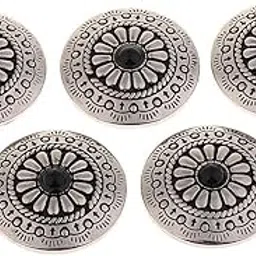 Enakshi® 5 Pieces Sewing Vintage ons Screw Back Flower on Rivets F|Crafts | Sewing | Closures & Connectors | ons-image-31