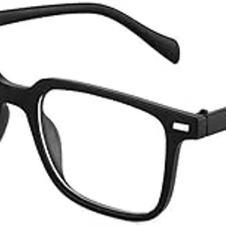 elligator Classic Square Frame Convert into Reading Glasses, Black Acetate Frame, Unisex Eyewear-UV Protected-Pack of 1 -Styling Glasses-picture-25
