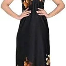 g4girl Women Satin Maxi Nighty Gown-picture-51