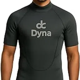3mm Dyna Neoprene Shorty Wetsuit – Thermal Back-Zip Suit for Women & Men – Ideal for Surfing, Diving, Swimming & Water Adventures (L)-picture-27