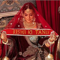 netboon Customized Name Bridal Net Dupatta – Personalized Red Chunni for Wedding, Marriage, Special Occasions – 2.5 Meter-picture-18