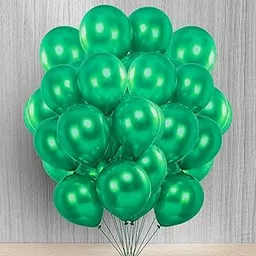 Party Propz Green Balloons For Decoration - 25 Pcs Green balloons for birthday decoration Items | balloon for Birthday | green theme birthday decoration | balloons for decoration (Latex)-picture-29