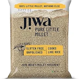 JIWA healthy by nature Organic Little Millet | 100% Natural & Gluten Free | Cooks in 15mins | Kutki Seeds | Unpolished High Fiber Minor Millets | Wholegrain | Low GI | 1 kg-picture-15