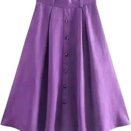 aiza n aizal Women's Faux Suede Skirt with Side Zip-picture-22