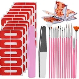 STYLEHEAVEN DIY Acrylic UV Gel Nail Extension Kit Nail Forms Brushes Manicure Set Orange|Health & Beauty|Nail Care, Manicure & Pedicure|Manicure/Pedicure Tools & Kits-picture-14