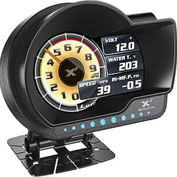 Luficar Xf Multifunctional Obd2 Gauge Display, Heads Up Display, Obd2 Scanning Tool Combination Meter-picture-28